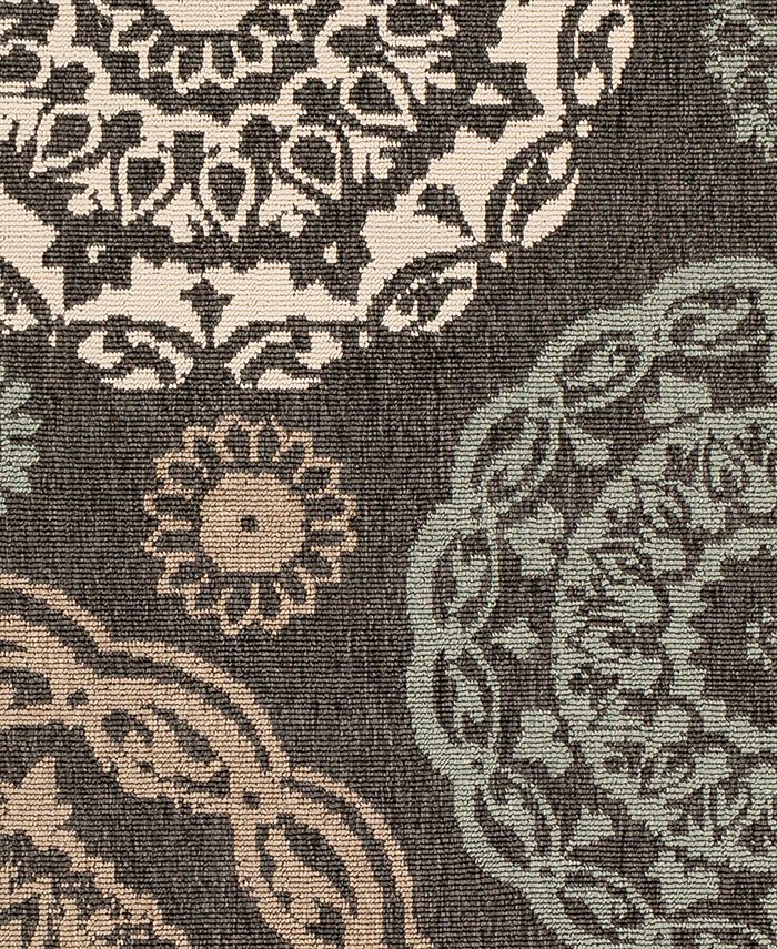 Surya - Alfresco ALF-9668 Black 2'3" x 4'6" Area Rug