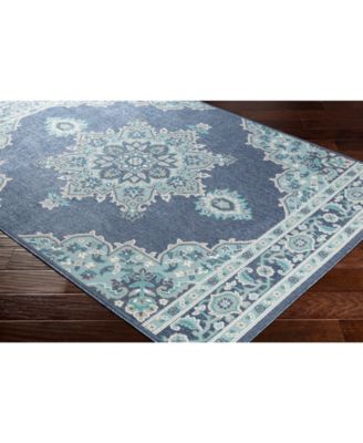 Alfresco ALF-9670 Charcoal 6' x 9' Area Rug, Indoor/Outdoor