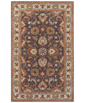 Livabliss - Caesar CAE-1004 Charcoal 7'6" x 9'6" Area Rug