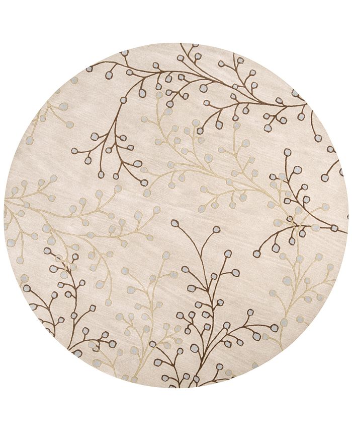 Surya - Athena ATH-5008 Taupe 4' Round Area Rug
