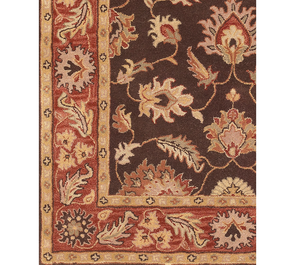 Livabliss Caesar Cae-1036Area Rug - Dark Brown