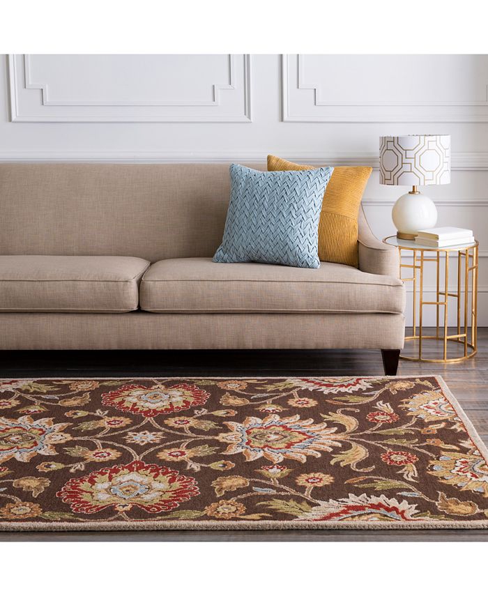 Surya - Caesar CAE-1051 Dark Brown 7'6" x 9'6" Area Rug