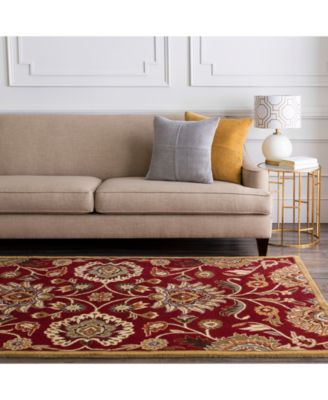 Livabliss Caesar CAE-1061 Burgundy 6' x 9' Area Rug