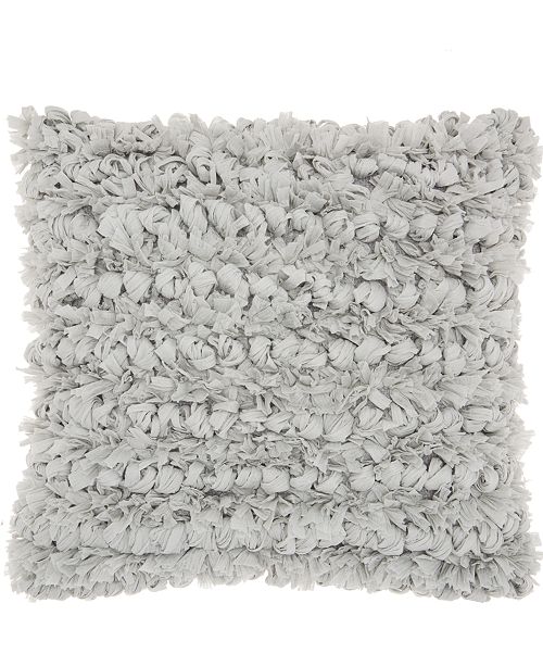 Nourison Mina Victory Paper Loop Shag Decorative Pillow Reviews
