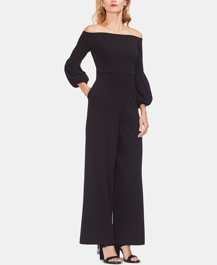 Vince camuto off the shoulder jumpsuit sales