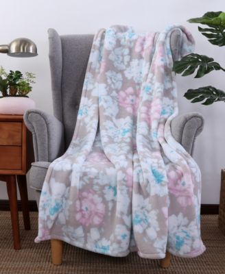 Berkshire - Peony Print PrimaLush Throw