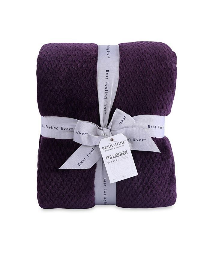 Berkshire Blanket & Home Co.® Textured Braid VelvetLoft Blanket ...
