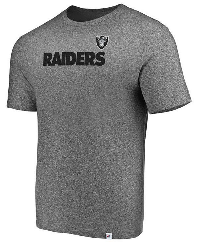 Majestic Men's Oakland Raiders Static Fade T-Shirt - Macy's