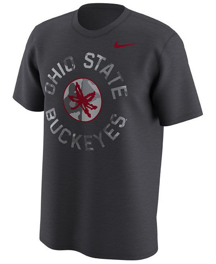 Nike Men's Ohio State Buckeyes Camo Legend Logo T-Shirt - Macy's