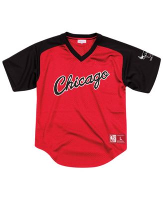 Chicago Cubs V-Neck Jersey  Mitchell and Ness Mess Jersey