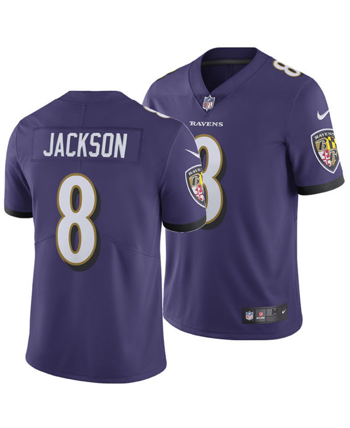 Men's Baltimore Ravens Ronnie Stanley Nike Purple Game Jersey