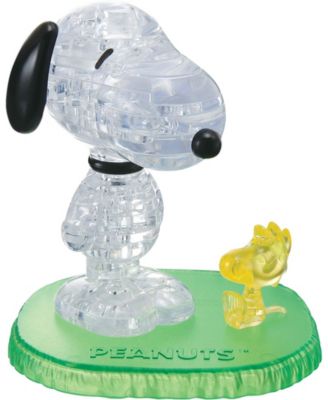 3D Crystal Puzzle - Peanuts Snoopy with Woodstock