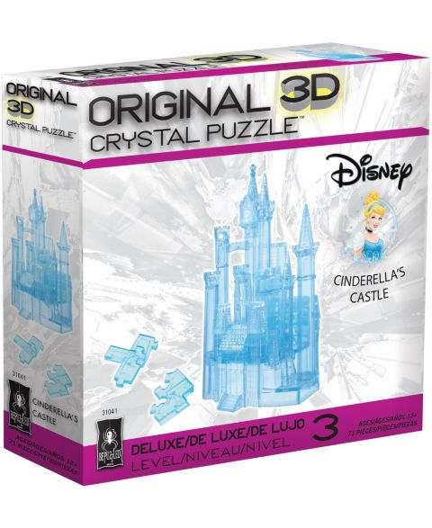 3D-пазл BePuzzled Disney «Замок Золушки» из кристалла, 71 деталь, от 12 лет