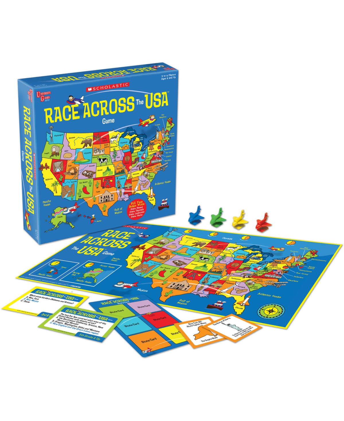 Scholastic - Race Across the Usa Game