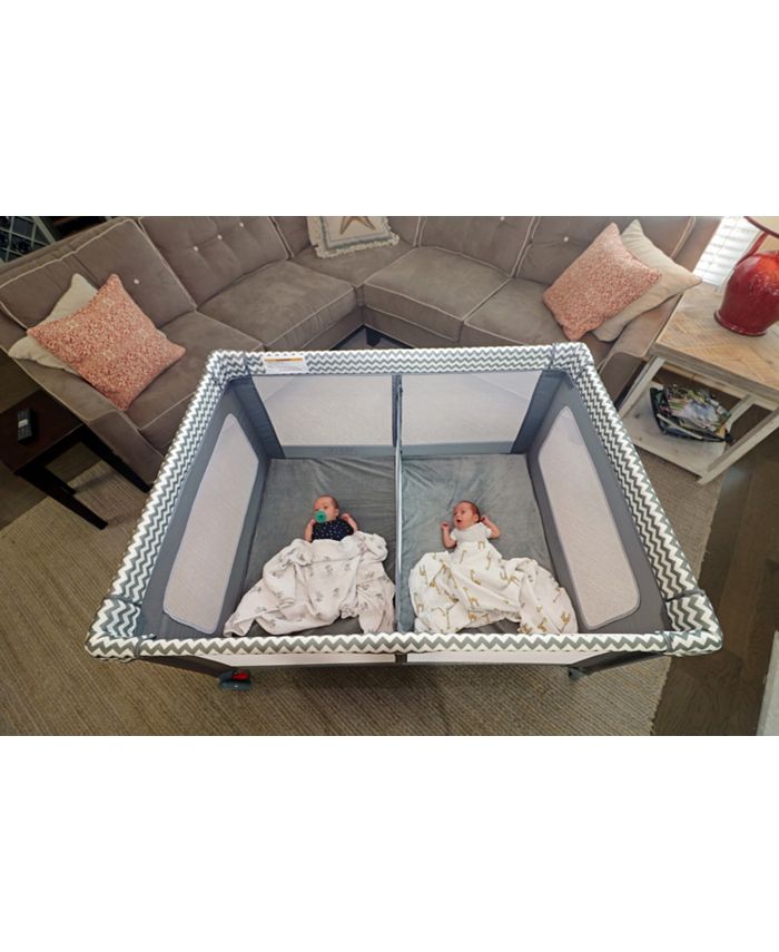 Romp & Roost Romp and Roost Luxe Waterproof Fitted Sheet with Divider