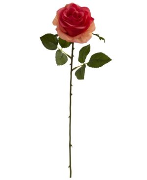 NEARLY NATURAL 18" ROSE ARTIFICIAL FLOWER, SET OF 24 