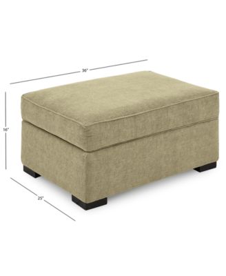 Radley 36" Fabric Chair Bed Storage Ottoman, Created for Macy's