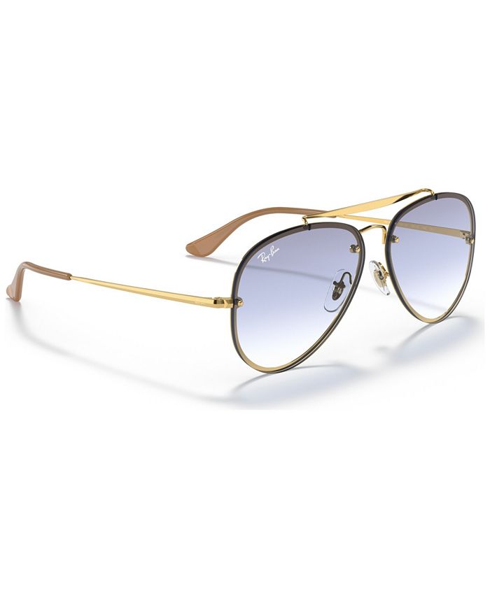 Ray-Ban Unisex Sunglasses, RB3584N 58 BLAZE AVIATOR - Macy's