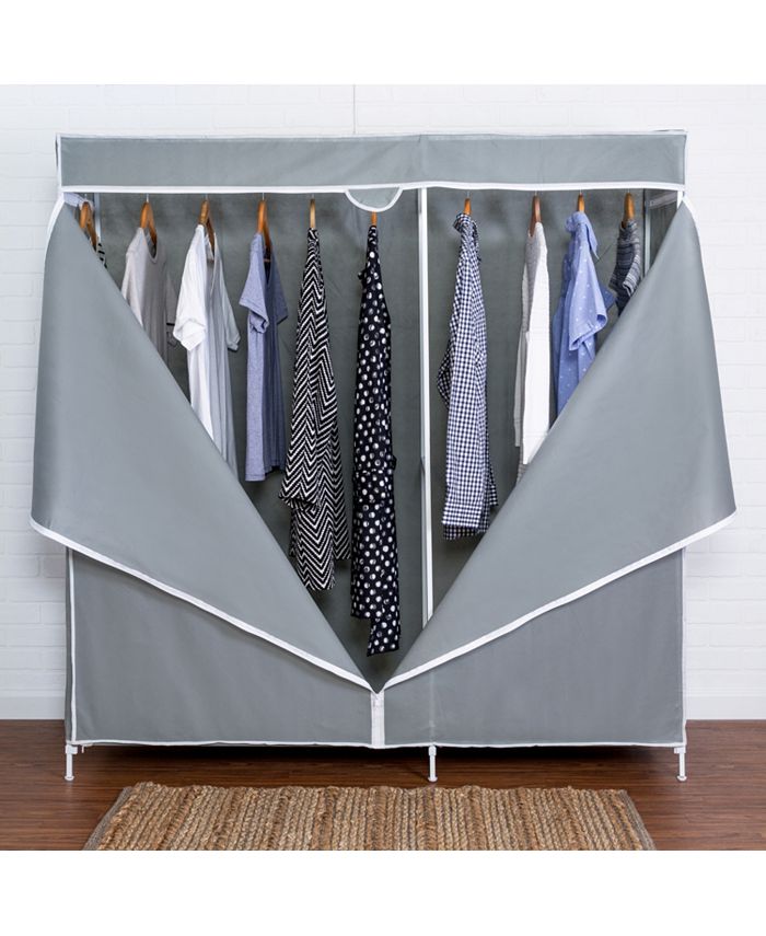 Honey Can Do 60" Steel Frame Wardrobe Macy's