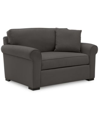 CLOSEOUT! Astra 59" Roll Arm Fabric Chair Bed