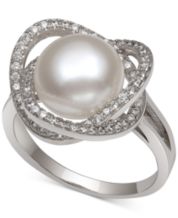 Macys pearl hotsell ring