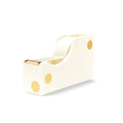 Kate Spade - KSNY Acrylic Tape Dispenser Gold Dot