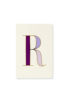 New York It's Personal Initial Collection Notepad, R