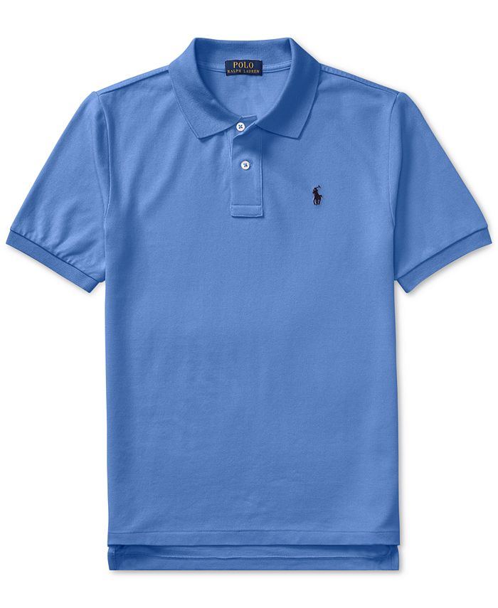 Polo Ralph Lauren Big Boys Short Sleeve Cotton Pique Polo & Reviews - Shirts  & Tops - Kids - Macy's