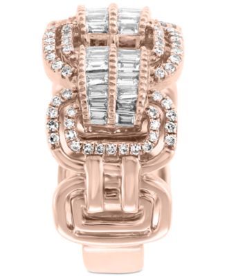 EFFY&reg; Diamond Statement Ring (9/10 ct. t.w.) in 14k Rose Gold