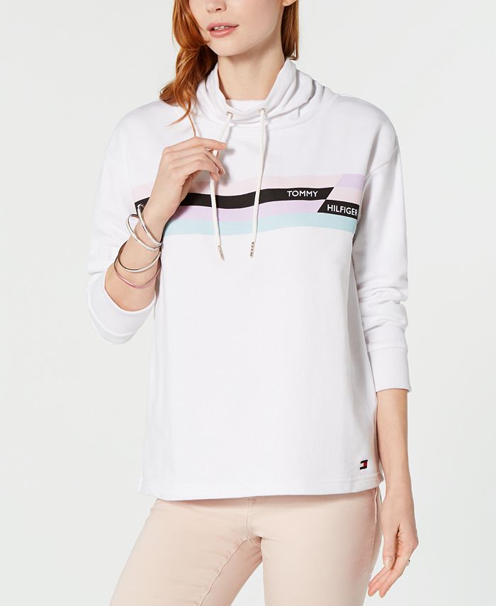 Tommy Hilfiger Graphic FunnelNeck Sweatshirt, Created for Macy's