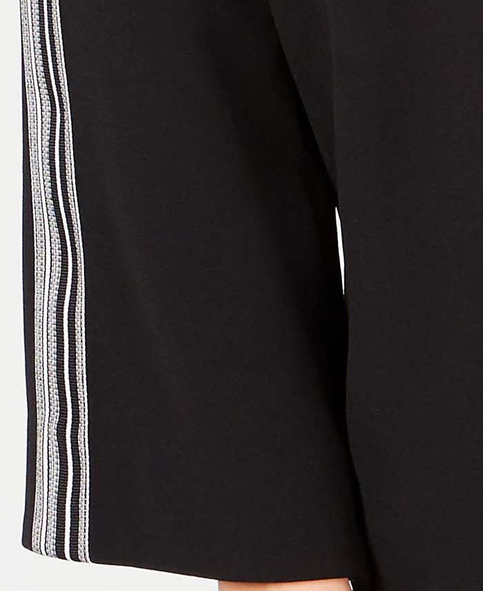 Alfani Striped-Sleeve Jacket, Created for Macy's & Reviews - Jackets ...
