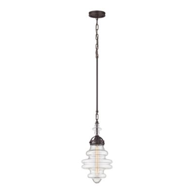 Macy's Gramercy 1 Light Pendant in Oil Rubbed Bronze
