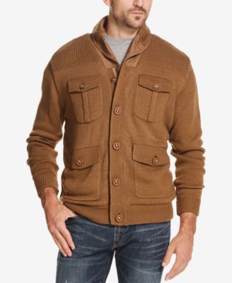 Weatherproof Vintage - Men's 4-Pocket Fleece-Lined Sweater