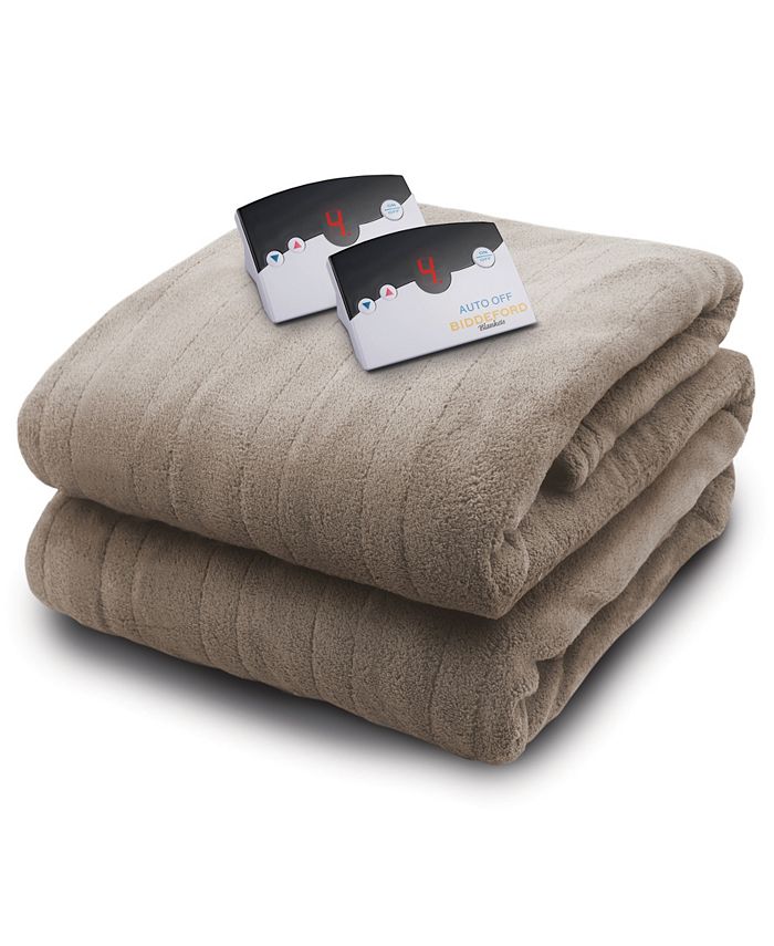 Biddeford Electric Microplush Queen Blanket Macy's