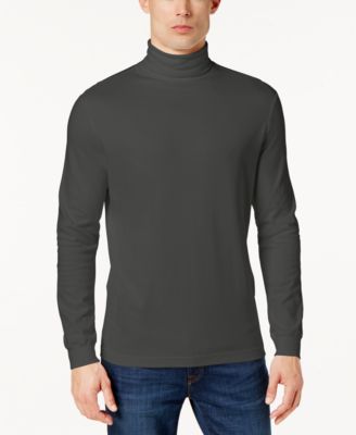 Men's Solid Turtleneck Shirt, Created for Macy's