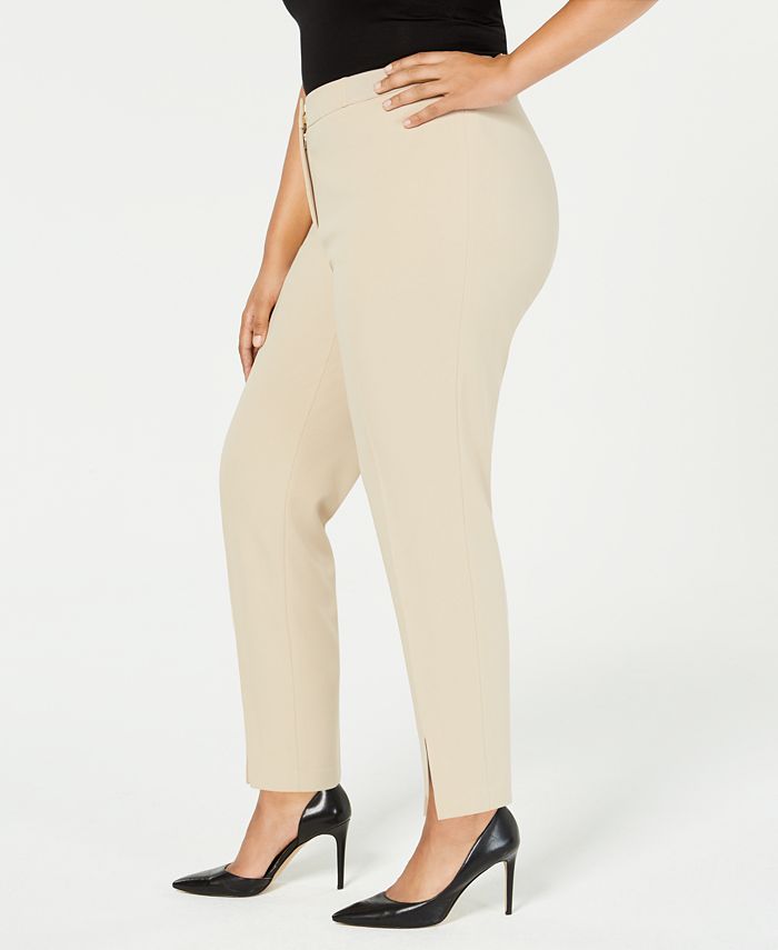 Calvin Klein Plus Size SplitHem Pants Macy's