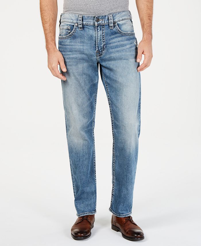 Silver Jeans Co. Men's Hunter Loose Fit Taper Jeans - Macy's