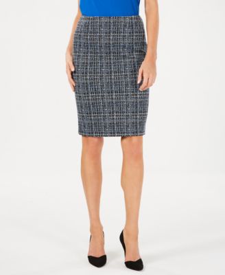 Kasper - Jacquard Pencil Skirt