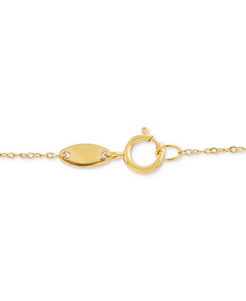 Macy's - Open Heart 17" Pendant Necklace in 10k Gold