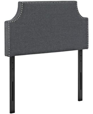 Laura Twin Upholstered Fabric Headboard