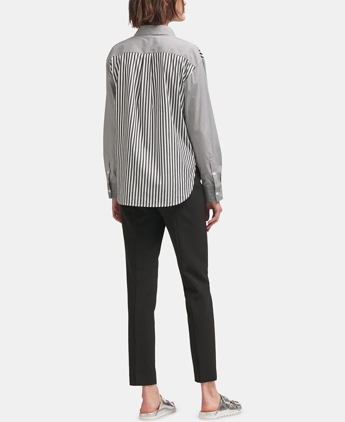 DKNY MixedMedia Shirt Macy's