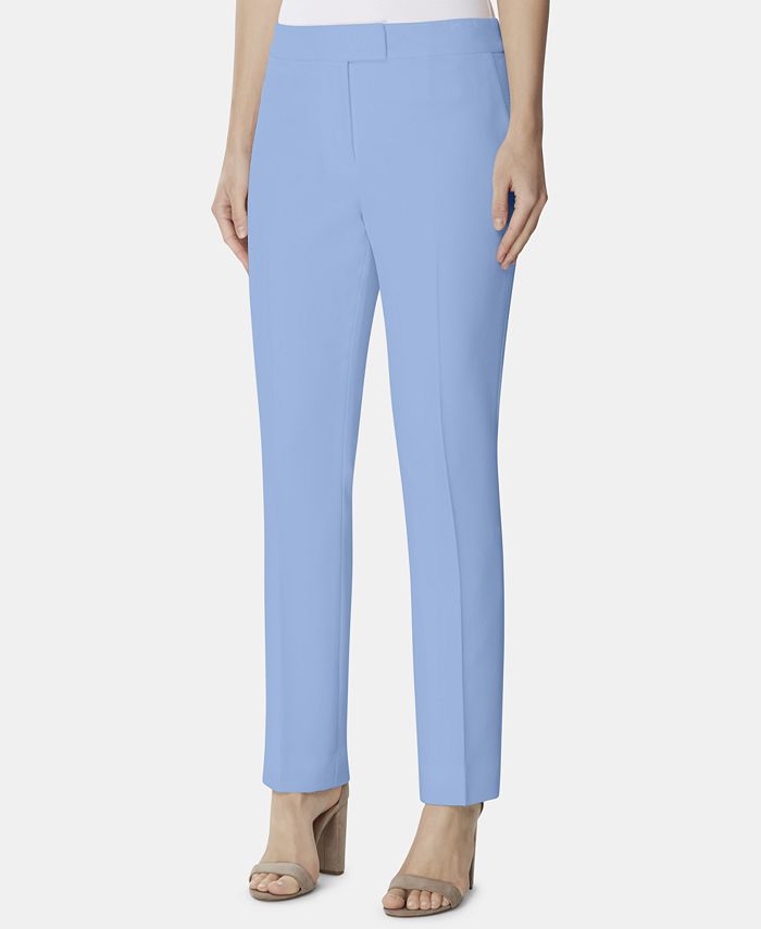 Tahari ASL Parker Twill Extended-Tab Pants - Macy's