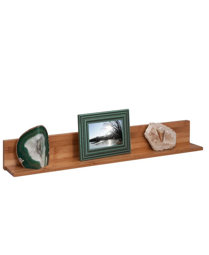 Honey Can Do Bamboo L Shaped Wall Shelf Macy's