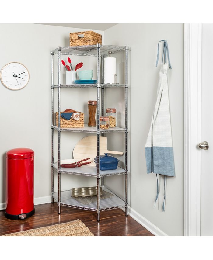 Honey Can Do 5tier Corner Shelving Unit Macy's