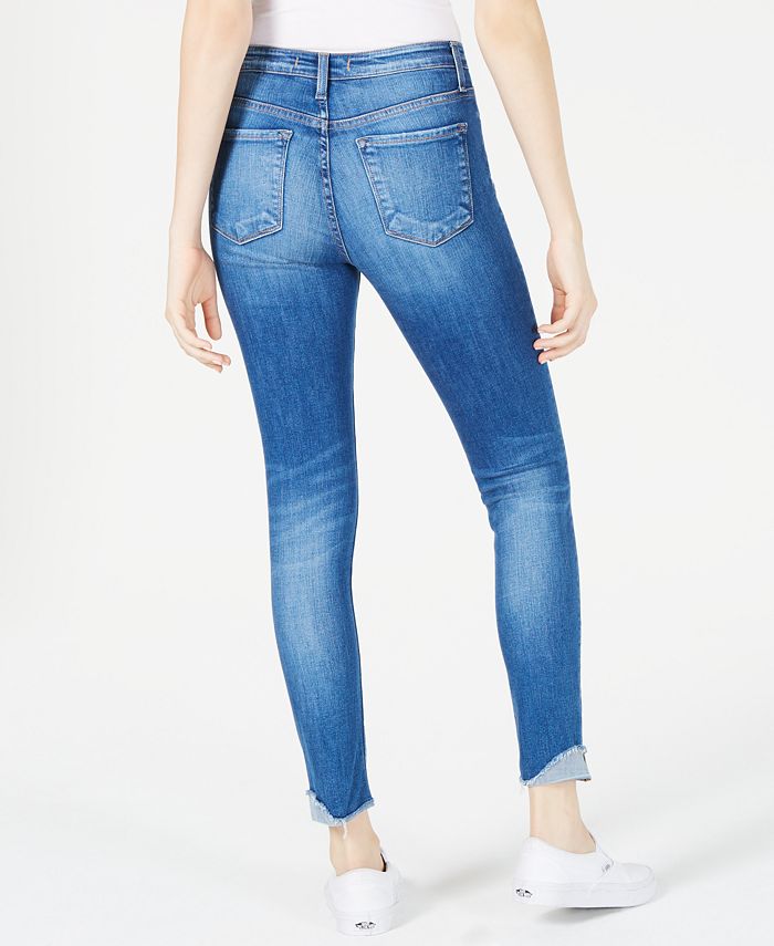 FLYING MONKEY Distressed Cuffed Skinny Jeans - Macy's
