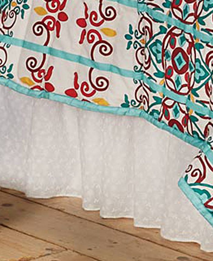 HiEnd Accents Eyelet Queen Bed Skirt Macy's