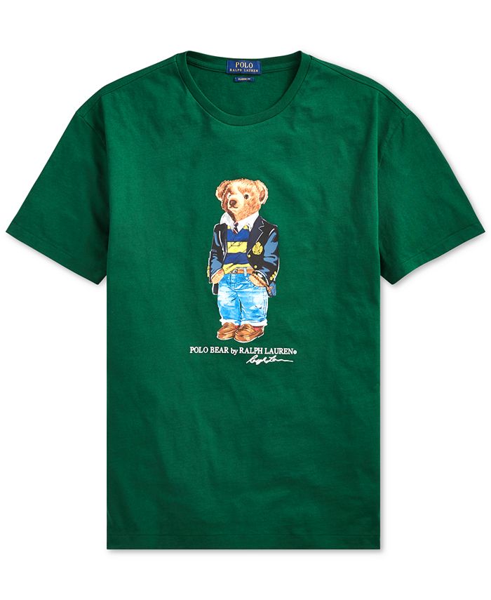 Polo Ralph Lauren Men's Classic-Fit Polo Bear T-Shirt, Created for Macy ...