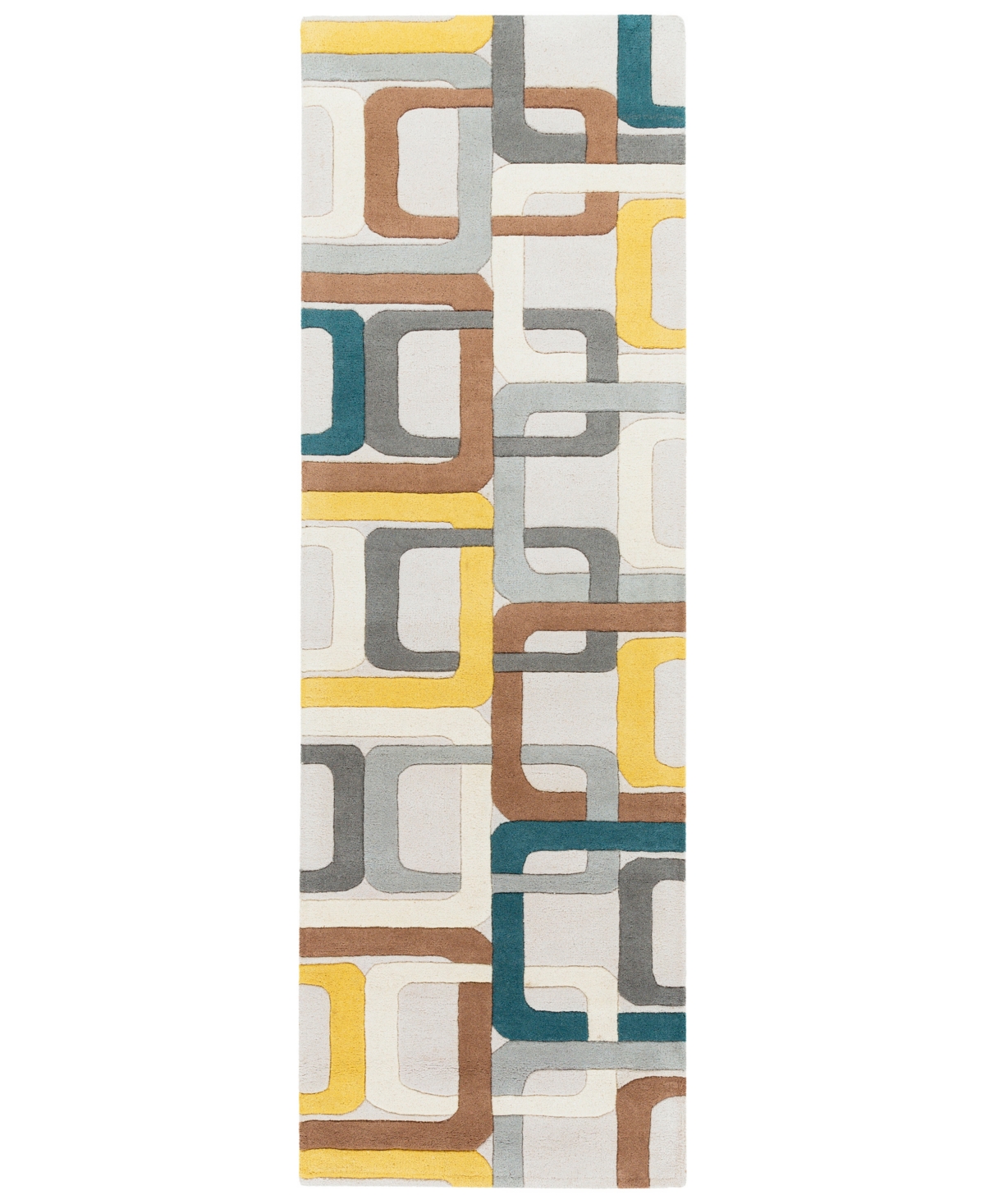 Surya Forum Fm-7159 Dark Green 2'6in x 8' Runner Area Rug - Dark Green