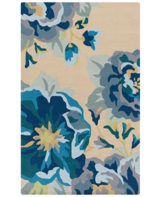 Surya - Rain RAI-1231 Bright Blue 5' x 8' Area Rug