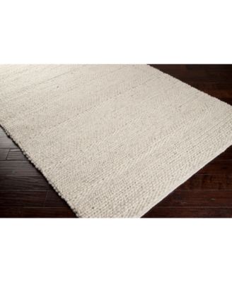 Tahoe TAH-3703 White 6' x 9' Area Rug